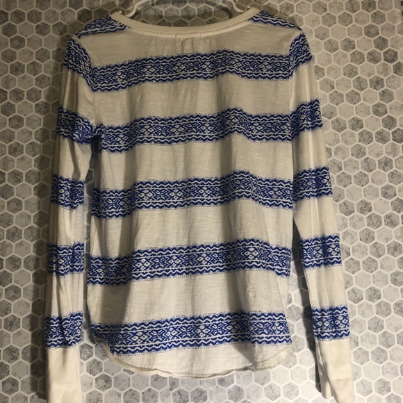 Little Yellow Button Farrier Striped Long Sleeve - Picture 7 of 8